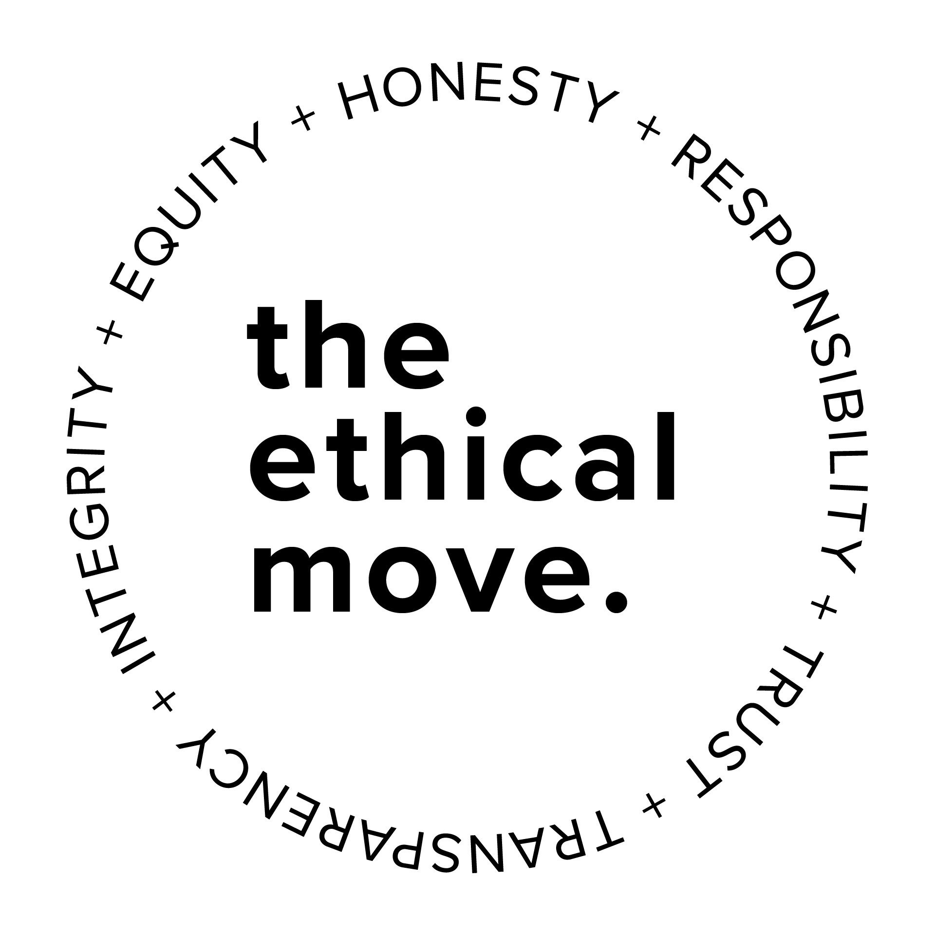 The Ethical Move — honesty + responisbility + trust + transparency + integrity + equity